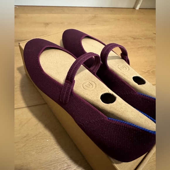 NEW - Rothy’s Plum Square Toe Mary Jane - 8 - Picture 8 of 11